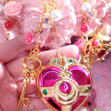 Sailor Moon Compact Mirror Keychains (4 designs)