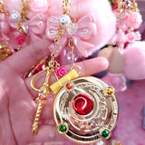 Sailor Moon Compact Mirror Keychains (4 designs)