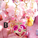 Sailor Moon Compact Mirror Keychains (4 designs)