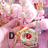 Sailor Moon Compact Mirror Keychains (4 designs)