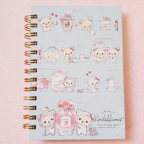 Kori kuma neko spiral notebook - hardcover