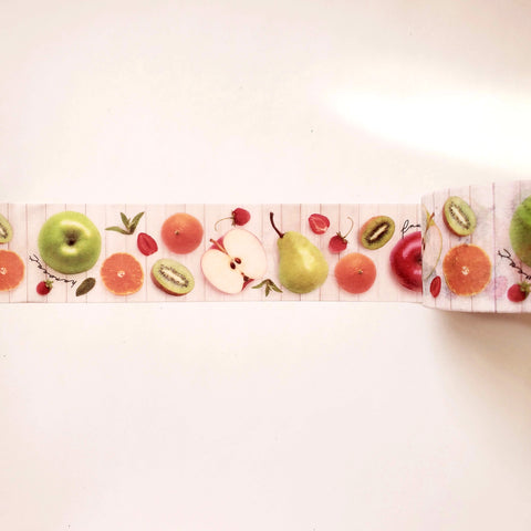 Large Fruit Washi Tape - 30mm × 6M