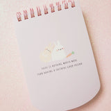 Squishy Bunny Notepad - Lavender 60 sheets