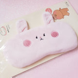 Super Soft Baby Pink Bunny Eyemask