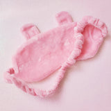 Soft Dark Pink Bunny Eyemask