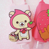 Rila Strawberry Sanitizer Carrier Pouch + Aloe Sanitizer