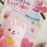 Pink bunny berry bottle cap SHARPENER