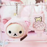 Kori kuma pink melon pan bundle