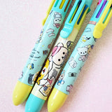 Large rila bear pens, 8 color ballpoint