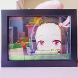 Nezuko Chibi Wall Frame 8"×6" or 11"×9"print