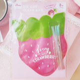 Strawberry Dicut Iridescent packaging (Pink or red)