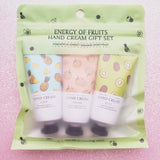 Energy of Fruits Hand Cream Gift Set - Pineapple, Orange, Kiwi