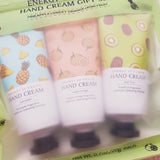 Energy of Fruits Hand Cream Gift Set - Pineapple, Orange, Kiwi