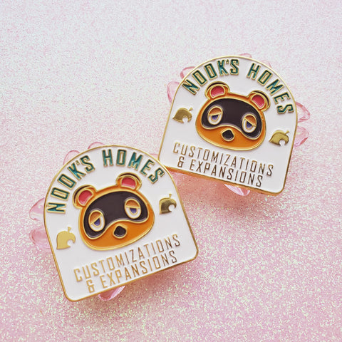 TomNook AC Gold enamel pin