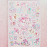 My Melody Memopad 8 Designs, 128 Sheets, 1 Sticker Sheet