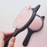 Pink & Black Kitty Brush