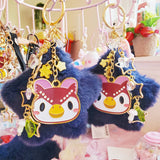 Celeste Midnight Star Puff Keychain