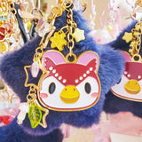 Celeste Midnight Star Puff Keychain