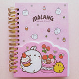 Molang Stawberry Macaron Notebook