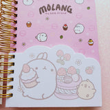 Molang Stawberry Macaron Notebook