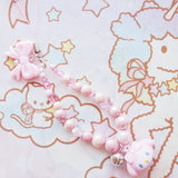 Melody Pink Pearl Bell phone charm