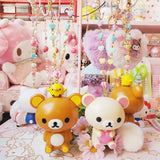 Rilakkuma/Korilakkuma Car Charms (for rearview mirrors)