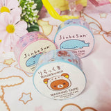 Jinbesan & Rila Otters Washi Tape Set of 3